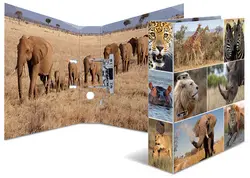 HERMA Classeur à levier "Animals", A4, animaux d'Afrique