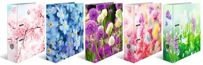 HERMA Assortiment de classeurs à motifs "Fleurs