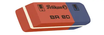 Pelikan Gomme caoutchouc BR 40, (L)58 x (P)20 x (H)8 mm