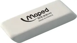 Maped Gomme en caoutchouc Dessin, moyen, blanc