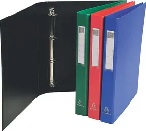 EXACOMPTA Classeur à anneaux, PP, 2 anneaux, A4, assorti
