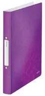 LEITZ Classeur à anneaux WOW, A4, PP, 2 anneaux, violet