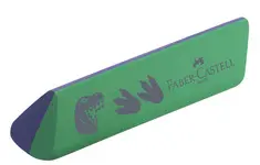 FABER-CASTELL Gomme en plastique "Dino", vert/bleu