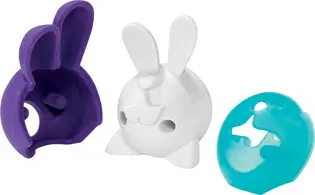 Maped Gomme en plastique CROC CROC PUZZLE,couleurs assorties