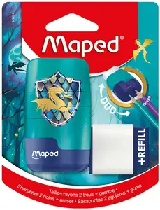 Maped Combi gomme-taille-crayon DRAGON