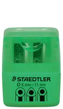 STAEDTLER Taille-crayon à 2 trous 51260F, vert néon