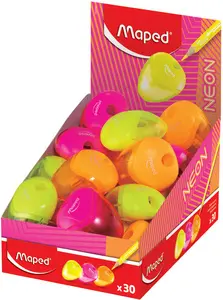 Maped Taille-crayon i-gloo NEON, assorti, présentoir de 30
