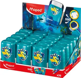 Maped Combi gomme-taille-crayon DRAGON, présentoir de 20