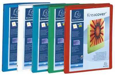 EXACOMPTA Classeur personnalisable Kreacover, PP, A4,assorti