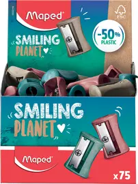 Maped Taille-crayons VIVO SMILING PLANET, présentoir de 75