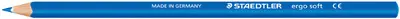 STAEDTLER Crayon de couleur ergosoft, bleu
