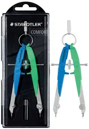 STAEDTLER Compas de précision Mars Comfort Neon, bleu/vert
