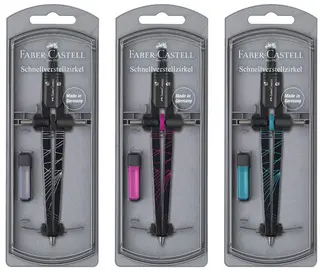 FABER-CASTELL Compas à réglage instantanté TWISTER