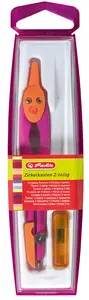 herlitz Boîte de compas 2 pièces, assorti