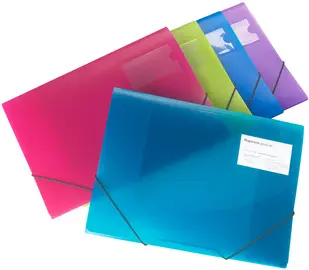 RAPESCO Chemise à élastique, A4+, PP, transparent, assorti