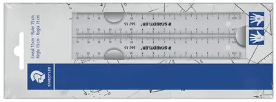 STAEDTLER Kit de règles plates, 150 mm, en plastique