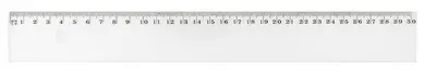 Wonday Règle plate, 300 mm, en plastique