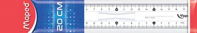 Maped Règle plate Start 146, 200 mm, en plastique