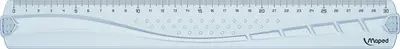 Maped Règle plate Geometric, 300 mm, en plastique