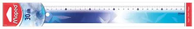Maped Règle plate ARCTIC, 300 mm, en plastique