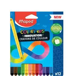 Maped Crayon de couleur COLOR'PEPS INFINITY, étui de 12