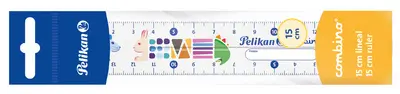 Pelikan Règle combino, 150 mm, transparent