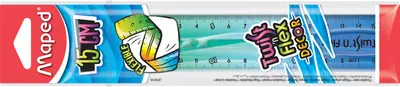Maped Règle plate Twist'n Flex DECOR, 150 mm, incassable