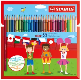 STABILO Crayons de couleur color, hexagonal, étui en carton