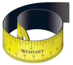 WESTCOTT Règle plate, longueur: 300 mm, flexible, magnétique