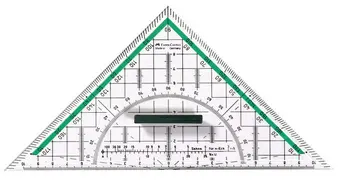 FABER-CASTELL Equerre géométrique BK 1 grande, avec poignée