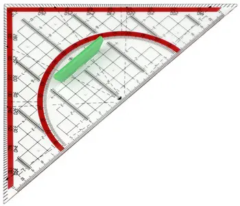 Wonday Equerre géométrique, base: 240 mm