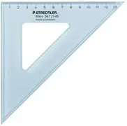 STAEDTLER Equerre "Mars", 45 degrés, hypoténuse: 200 mm