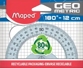 Maped Rapporteur demi-circulaire géométrique 180 degrés