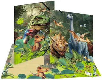 HERMA Chemise à élastique "Dino World", carton, A3
