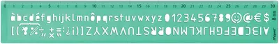 Maped Trace-lettres, hauteur de caractère: 8mm, vert