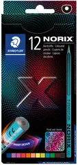 STAEDTLER Crayon de couleur NORIX, étui en carton de 12