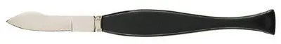 Wonday Grattoir à virole, 176 mm, manche en plastique noir