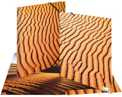 HERMA Chemise à élastiques "Nature", A3, carton, Sand