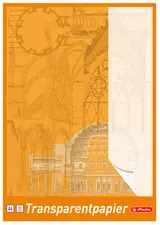 herlitz Bloc de papier transparent A4, 65 g/m2