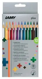 LAMY Crayon de couleur triangulaire plus, étui carton de 12
