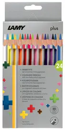 LAMY Crayon de couleur triangulaire plus, étui carton de 24