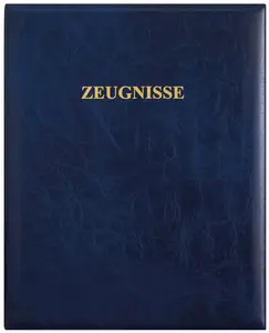 ROTH Zeugnisringbuch, Kunststoff, DIN A4, dunkelblau