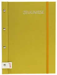 ROTH Zeugnismappe Metallium mit Buchschrauben, gold