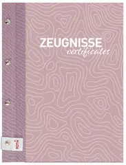 ROTH Zeugnismappe Pattern mit Buchschrauben "Dusty Rose