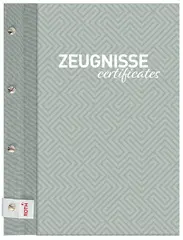 ROTH Zeugnismappe Pattern mit Buchschrauben "Dusty Mint