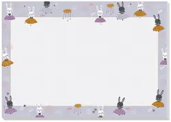 sigel Sous-main bloc papier "Bunny Ballerinas", 420 x 297 mm