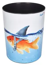 Läufer Corbeille à papier "requin doré