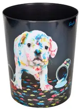 Läufer Corbeille à papier "chien multicoloré