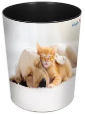 Läufer Corbeille à papier Chien et chat