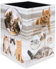 HERMA Corbeille à papier "Chats", carton
